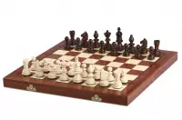 SZACHY OLIMPIJSKIE MAŁE intarsja (35x35cm)