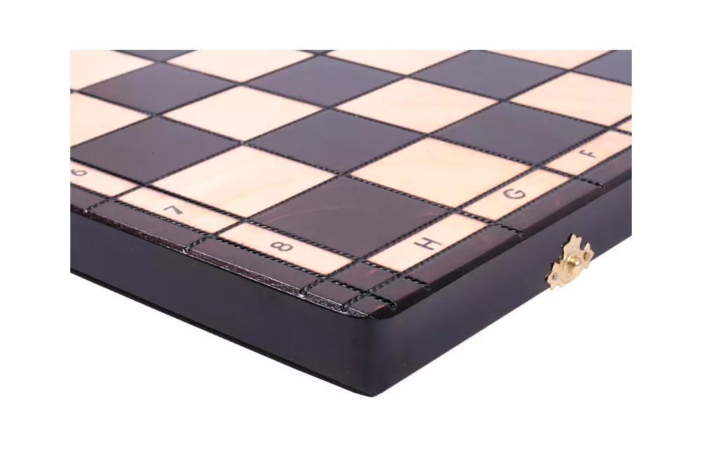 SZACHY DREWNIANE INDYJSKIE (47x46,5cm)