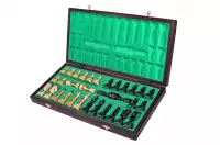 SZACHY DREWNIANE INDYJSKIE (47x46,5cm)