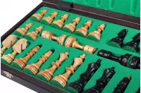 SZACHY DREWNIANE INDYJSKIE (47x46,5cm)