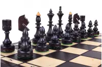 SZACHY DREWNIANE INDYJSKIE (47x46,5cm)