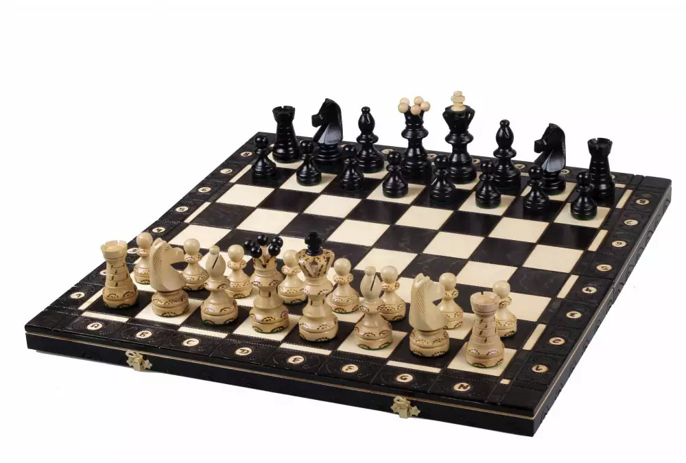 SZACHY AMBASADOR New Line (55x55cm) kolor czarny