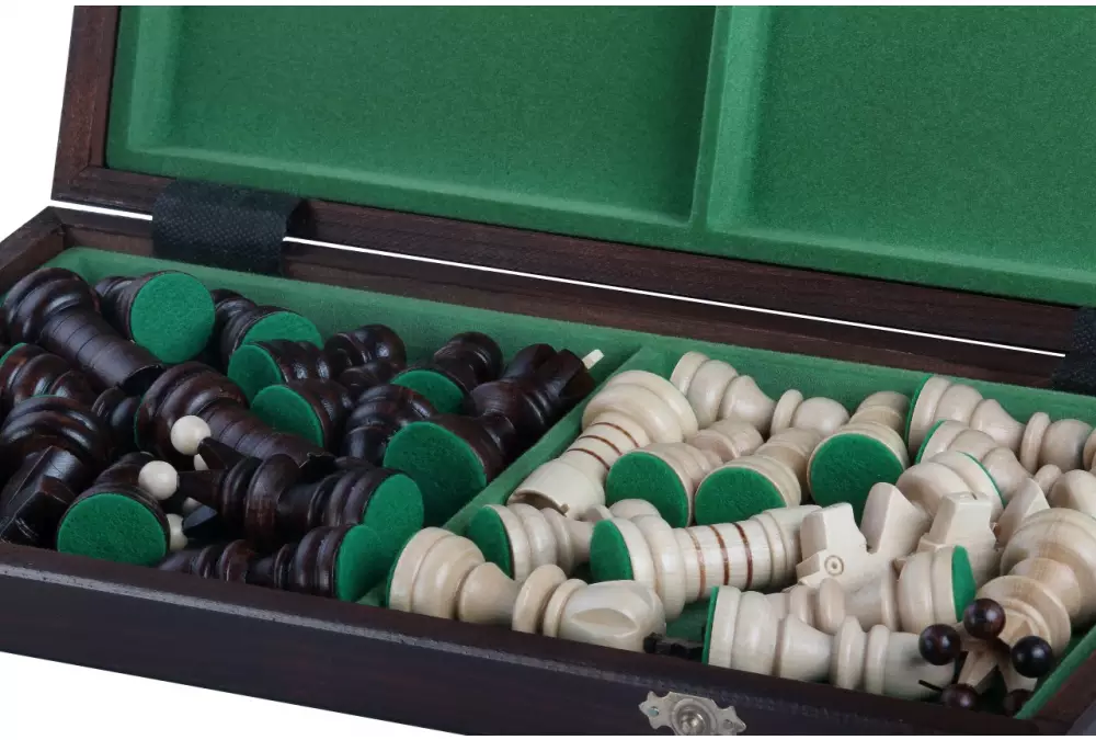 SZACHY PEREŁKA DUŻA (42x42cm) szachownica wypalana i malowana ręcznie