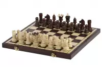 SZACHY PEREŁKA DUŻA (42x42cm) szachownica wypalana i malowana ręcznie