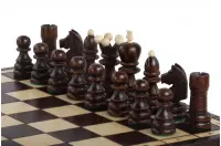 SZACHY PEREŁKA DUŻA (42x42cm) szachownica wypalana i malowana ręcznie