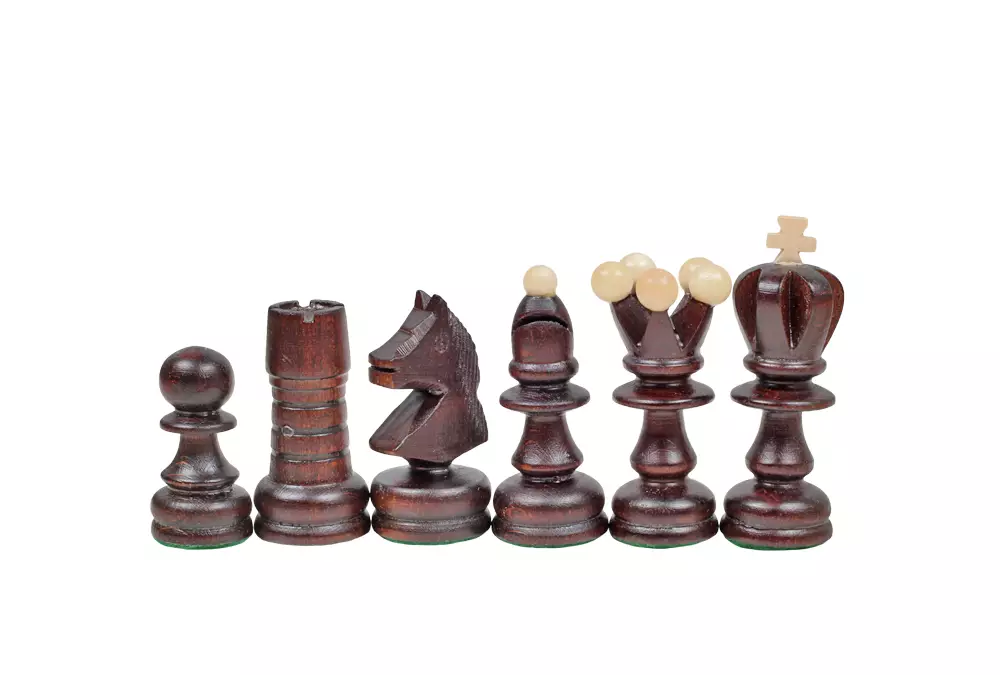 SZACHY PEREŁKA DUŻA (42x42cm) intarsjowana szachownica