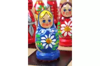 SZACHY BABUSZKI NIEBIESKIE (42x42cm)