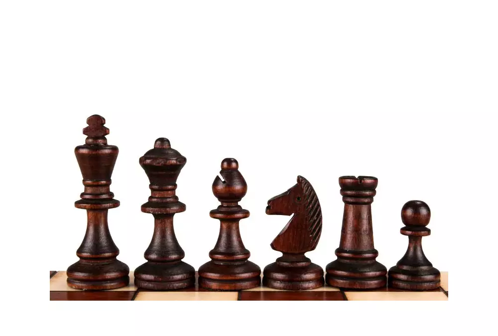 SZACHY DREWNIANE MAGNETYCZNE Lux DUŻE (36x35cm)