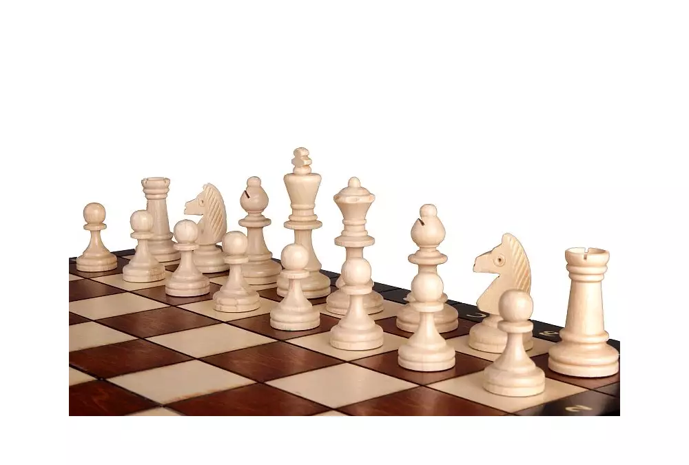 SZACHY DREWNIANE MAGNETYCZNE Lux DUŻE (36x35cm)