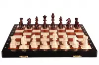 SZACHY DREWNIANE MAGNETYCZNE Lux DUŻE (36x35cm)