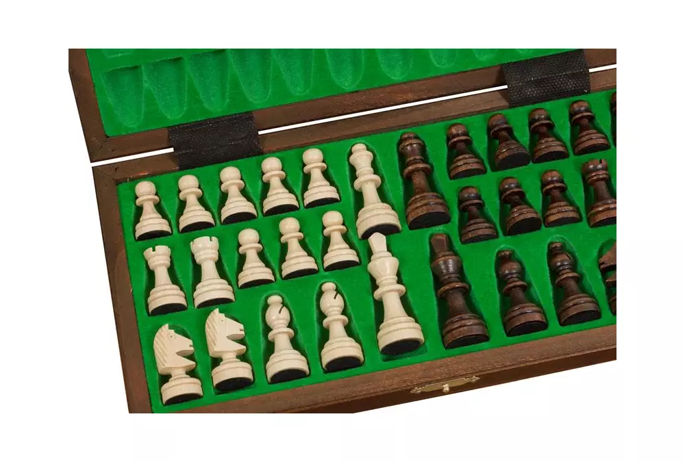 SZACHY MAGNETYCZNE LUX (28x28cm) INTARSJOWANE