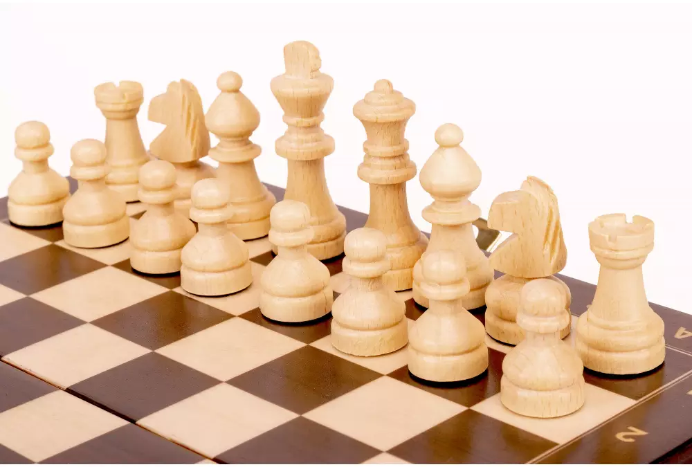 Szachy MAGNETYCZNE mini (20cm) z nadrukiem