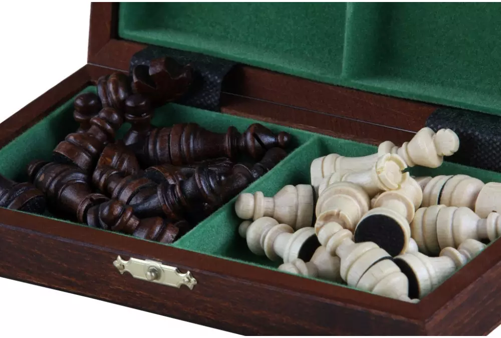 Szachy MAGNETYCZNE mini (20cm) z nadrukiem