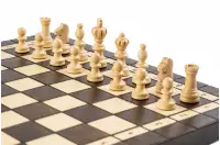 ZESTAW DREWNIANY 3 w 1 (40x40cm) SZACHY + WARCABY + BACKGAMMON