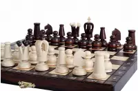 SZACHY DREWNIANE ROYAL MAXI New Line (31x31cm)