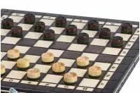 SZACHY + WARCABY (35x35cm) CZEREŚNIOWE SZACHY + WARCABY (35x35cm) CZEREŚNIOWE