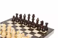 Szachy drewniane szkolne mini 20 cm x 20 cm