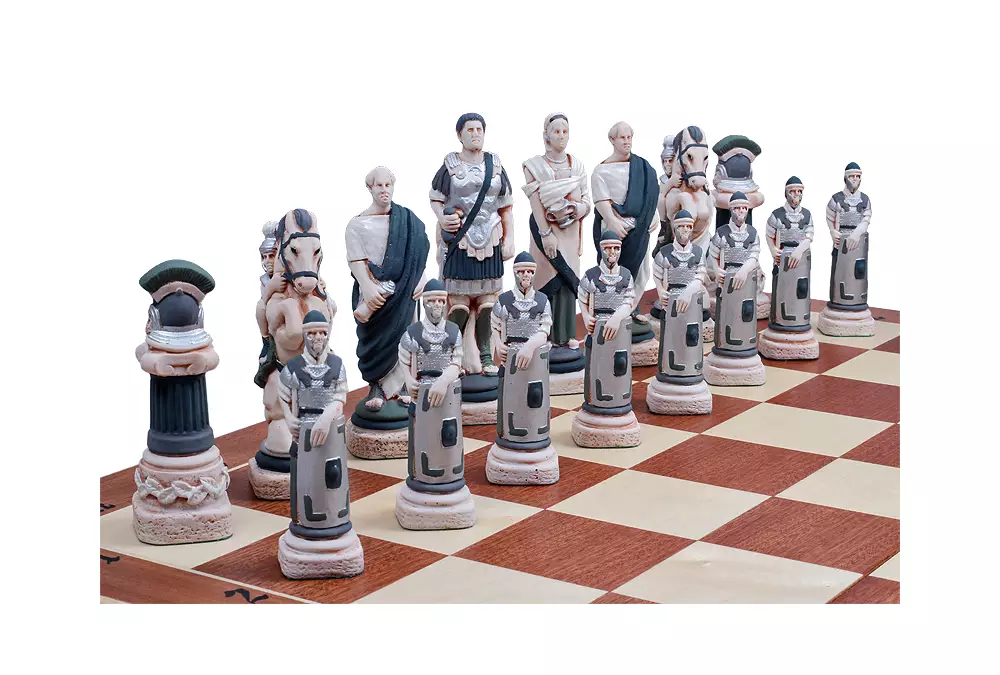 SZACHY SPARTAKUS (intarsja)