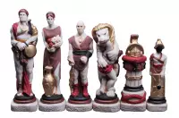 SZACHY SPARTAKUS (intarsja)