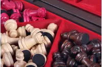 Szachy dla trójki graczy - małe (sześciokątna szachownica o boku 16 cm)