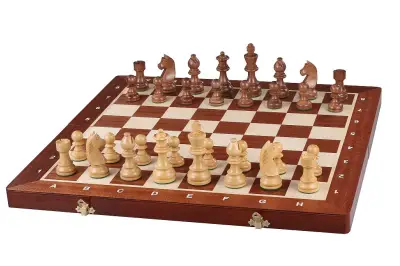 Szachy Turniejowe Timeless (German) Staunton Gold 3 cale