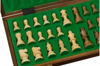 Szachy drewniane French 3,75 cala (pole 58 mm)