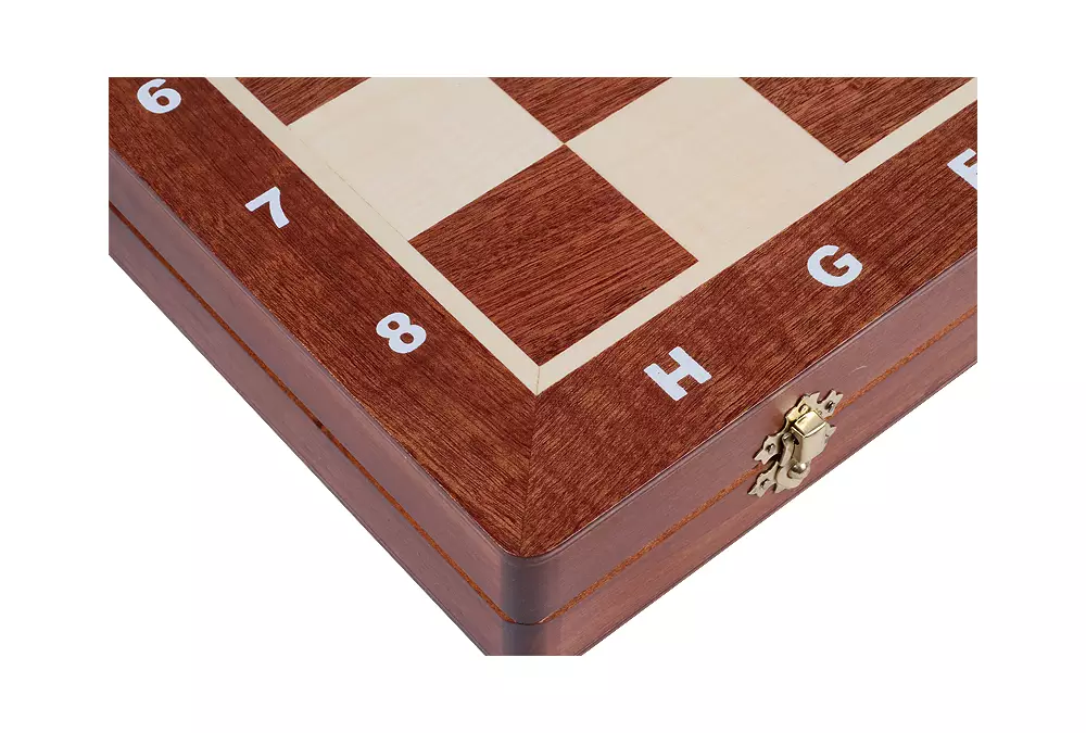 Składana kasetka szachowa do przechowywania figur szachowych (pole 55 mm)