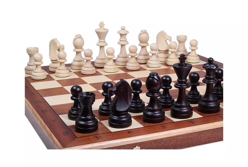 Szachy Turniejowe nr 7 (50x50cm) Intarsjowane