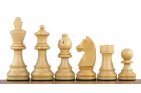 Figury szachowe German (Timeless) Akacja indyjska/Bukszpan 4 cale