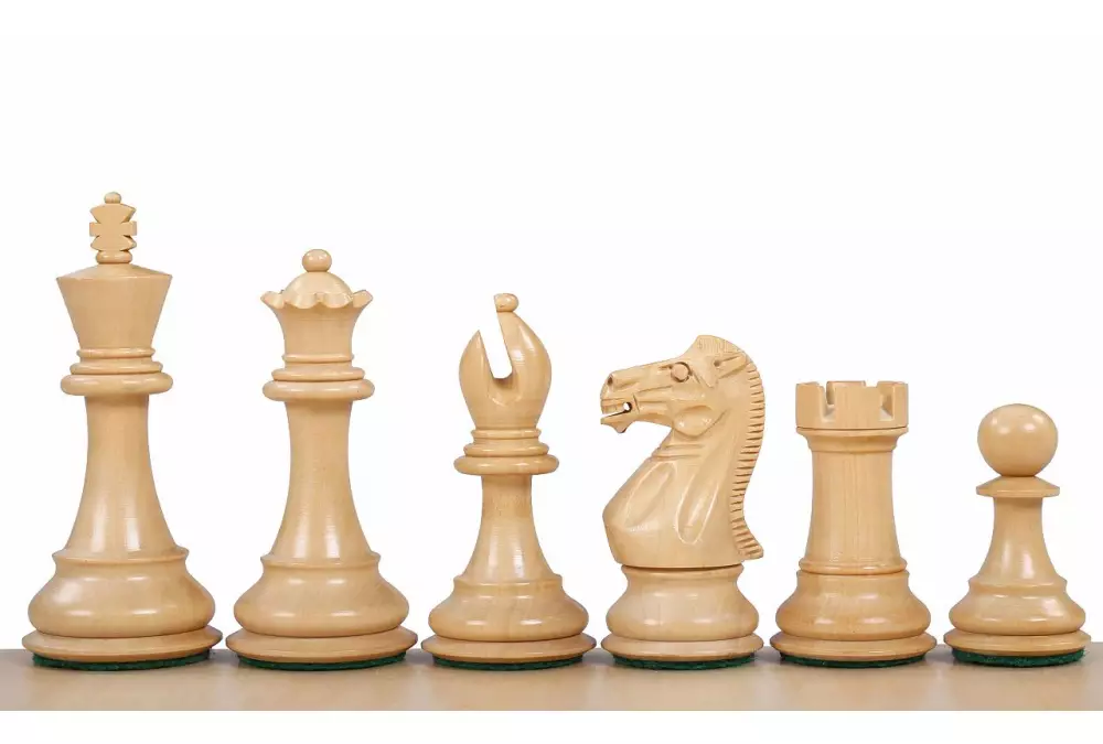 Figury szachowe Stallion Akacja/Bukszpan  3,75 cala