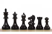 Figury szachowe King's Bridal Hebanizowane 3,5 cala