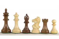 Figury szachowe King's Bridal Akacja/Bukszpan 3,5 cala