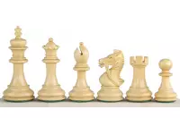 Figury szachowe King's Bridal Akacja/Bukszpan 3,5 cala