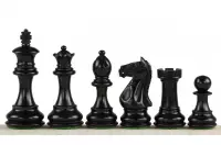 Figury szachowe Oxford 3,5 cala Rzeźbione Drewniane