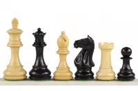 Figury szachowe Oxford 3,5 cala Rzeźbione Drewniane