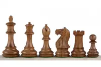 Figury szachowe Oxford Akacja/Bukszpan 3,75 cala