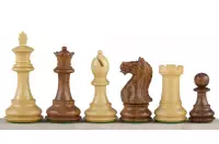 Figury szachowe Oxford Akacja/Bukszpan 3,75 cala