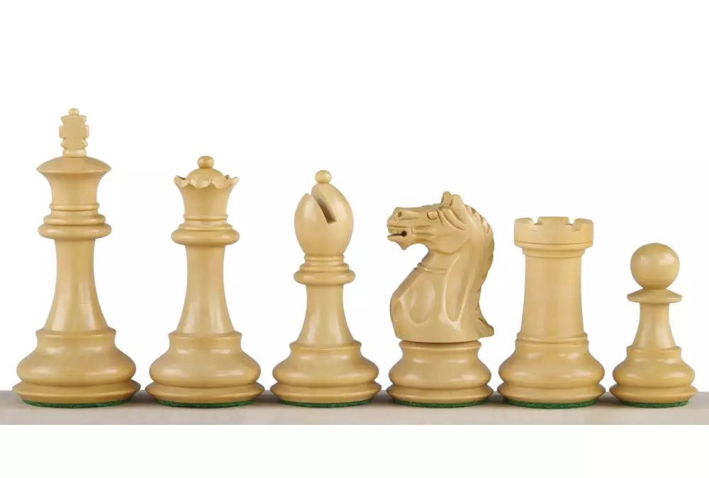 Figury szachowe Oxford Akacja/Bukszpan 3,75 cala
