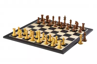 Figury szachowe Sultan 3,75 cala Akacja/Bukszpan