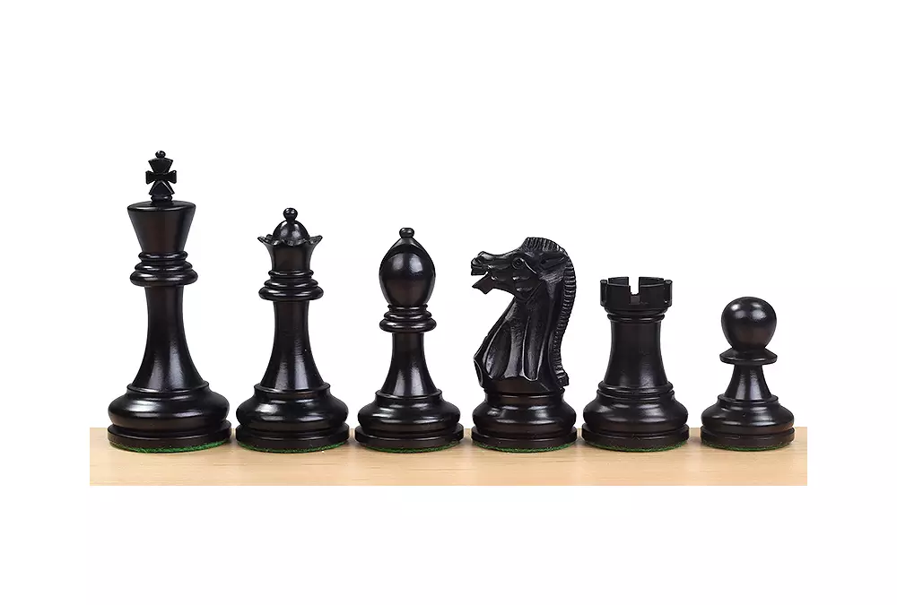 Figury szachowe Executive 3,5 cala Rzeźbione Drewniane