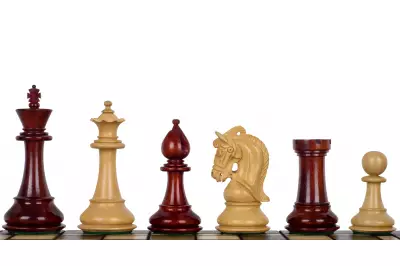 Figury szachowe Corinthian 4,25'' redwood