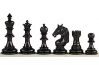 FIGURY SZACHOWE UNICORN HEBANOWE 4,25 cala