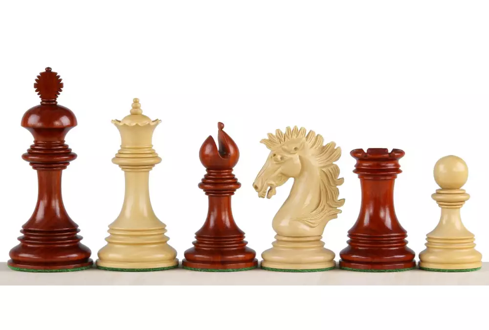 Figury szachowe Sunrise 4 cala Redwood