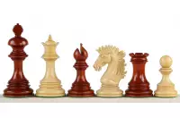 Figury szachowe Sunrise 4 cala Redwood