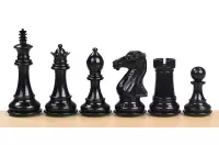 FIGURY SZACHOWE ROYAL KNIGHT HEBANOWE 4 CALE