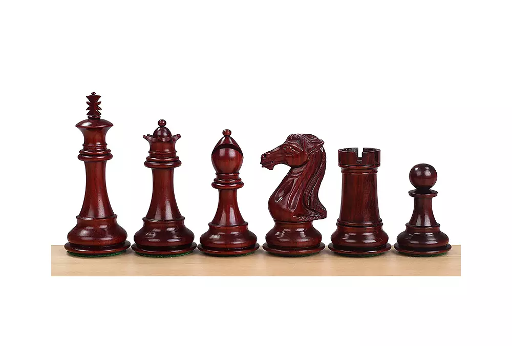 FIGURY SZACHOWE ROYAL KNIGHT REDWOOD 4 CALE