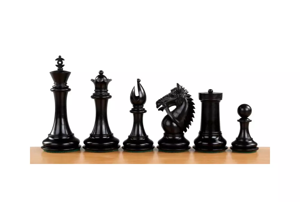 Figury szachowe Made in America Heban 4 cale