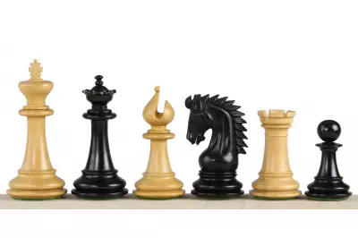 Figury szachowe Sheikh Hebanizowane 4 cale