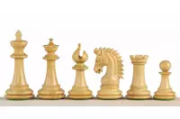Figury szachowe Sheikh Hebanizowane 3,75 cala