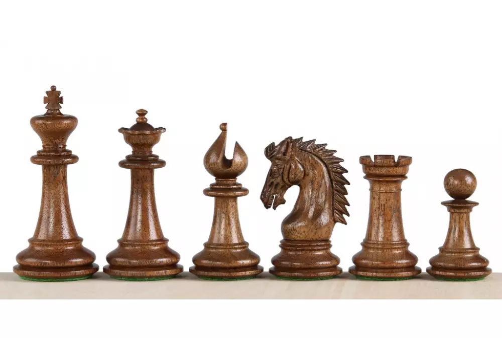 Figury szachowe Sheikh Akacja 3,75 cala